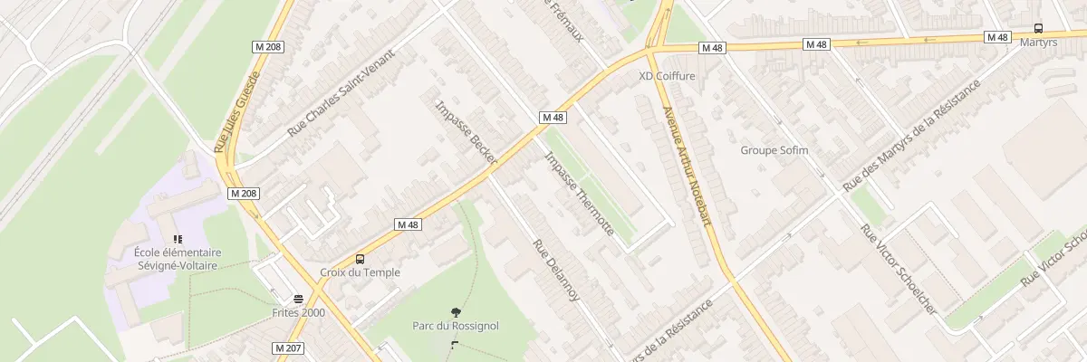 Plan du 52 Rue Anatole France Lomme à Lille