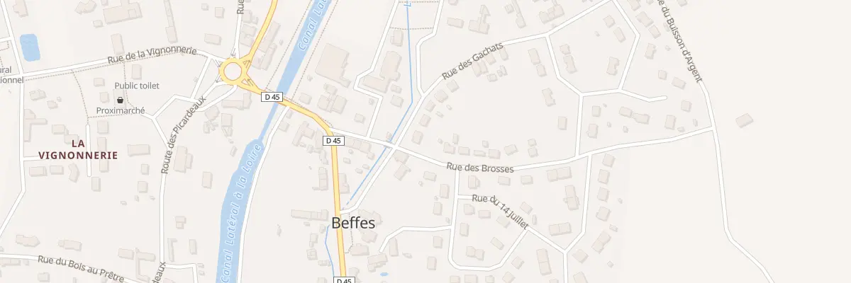 Plan du 4 Rue des Gachats à Beffes