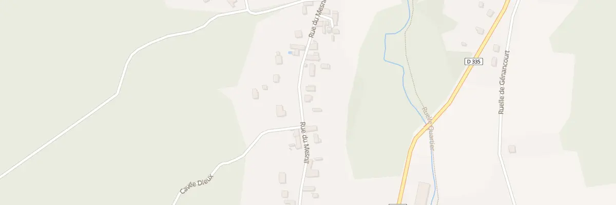 Plan du 14 Rue du Mesnil à Cuise-la-Motte