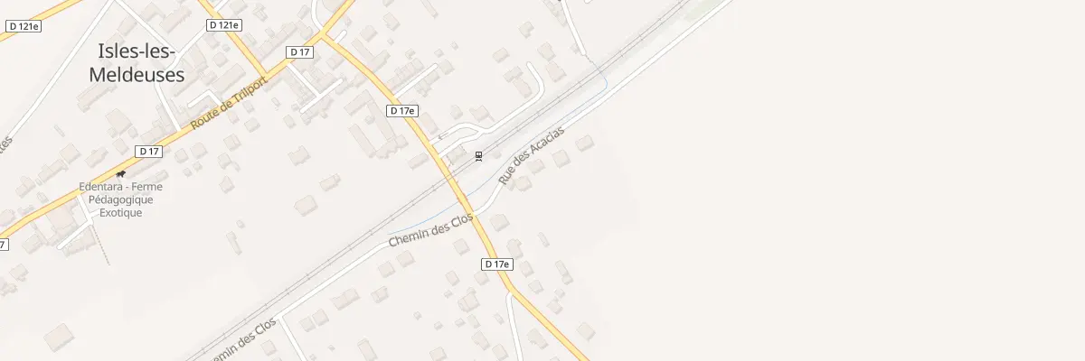 Plan du 1 Rue des Acacias à Isles-les-Meldeuses