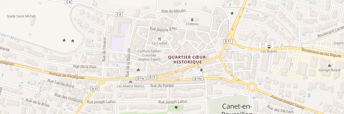 Plan du 8 Rue de l’Hôtel de Ville à Canet-en-Roussillon