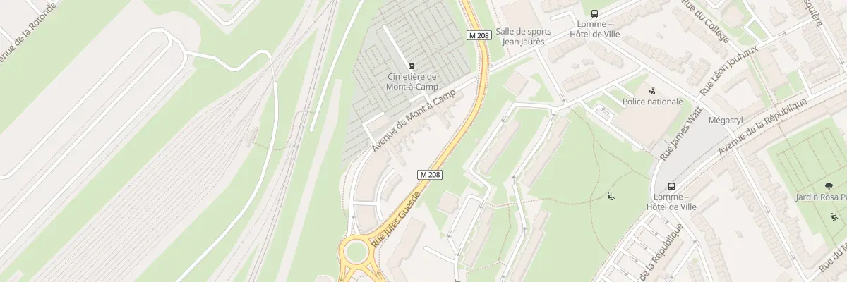 Plan du 119 Av de Mont A Camp Lomme à Lille