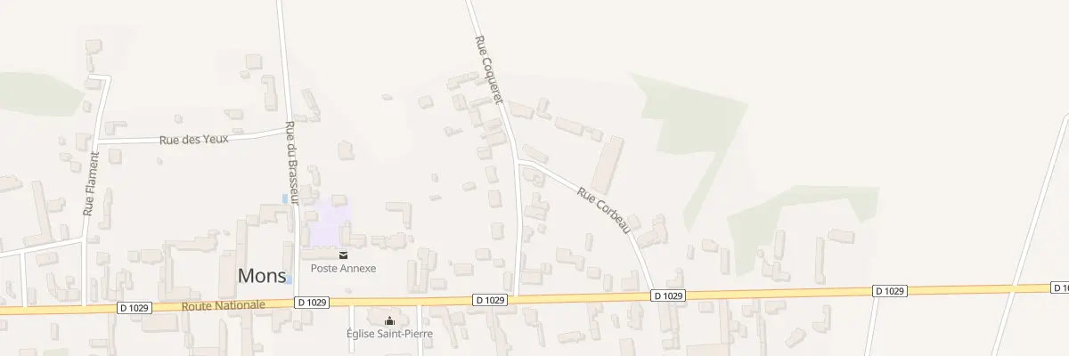 Plan du 8 Rue Coqueret à Estrées-Mons
