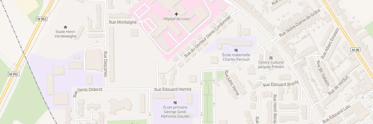 Plan du 27 Rue Doct Denis Cordonnier à Loos