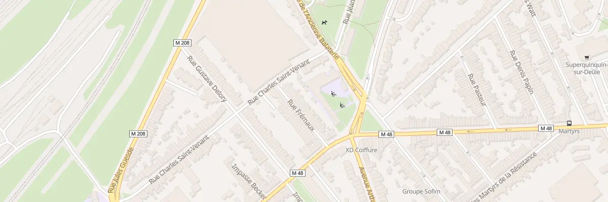 Plan du 28 Rue Fremaux à Lille
