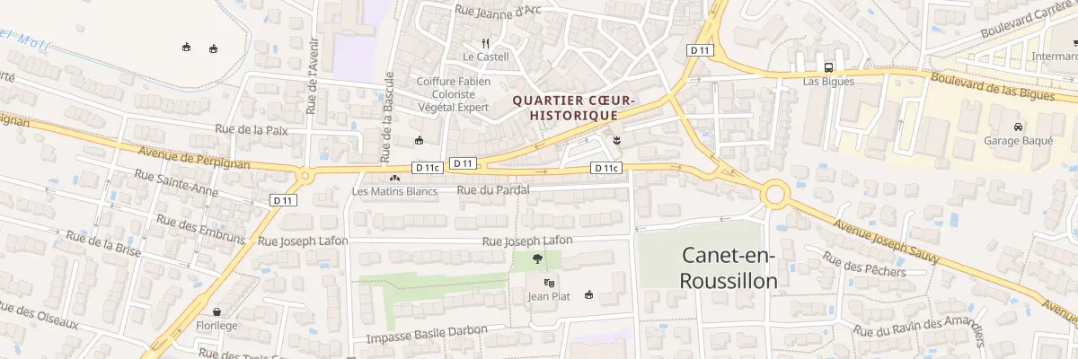 Plan du 8 Rue du Pardal à Canet-en-Roussillon