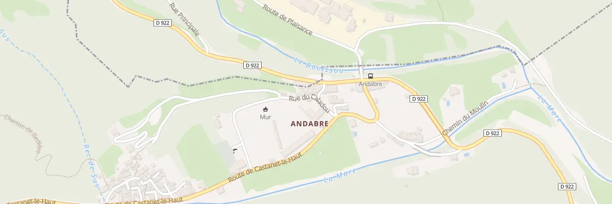 Plan du 5279 Andabre à Rosis