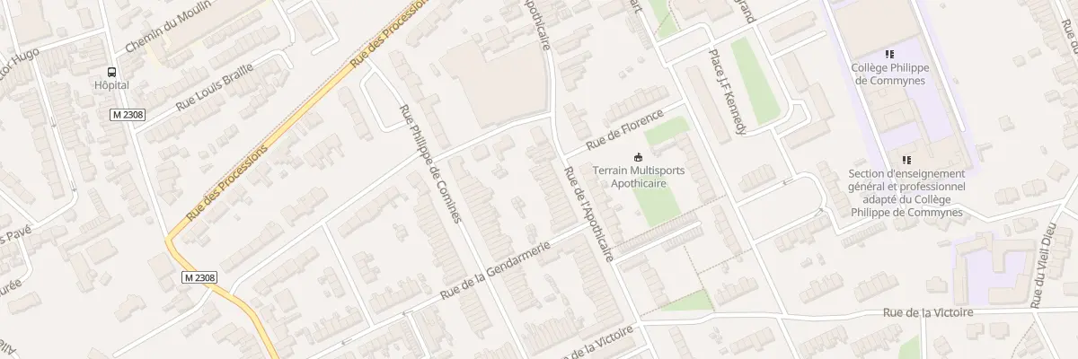 Plan du 24 Rue de l’Apothicaire à Comines