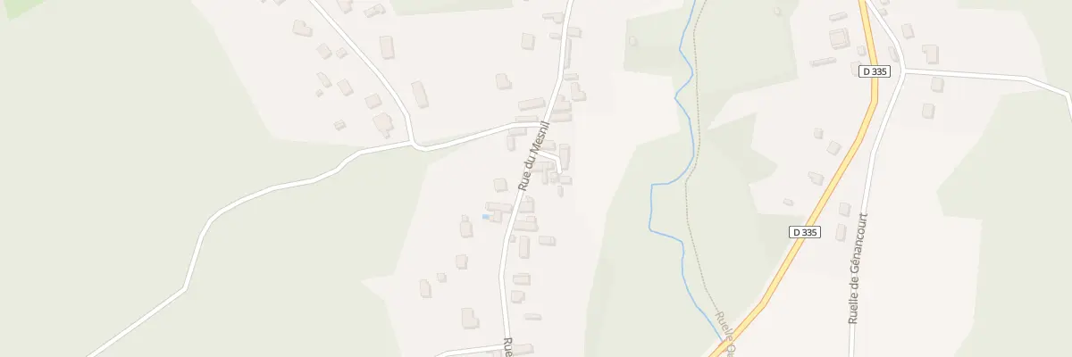 Plan du 22 Rue du Mesnil à Cuise-la-Motte