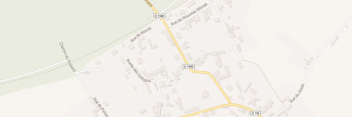 Plan du 1 Chs de Binard à Cartigny