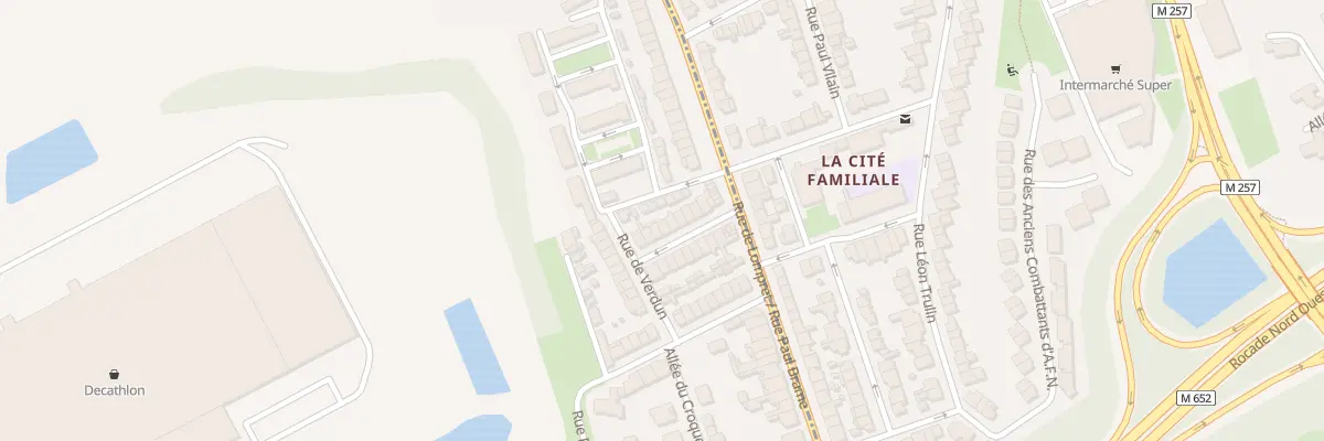Plan du 12 Rue du Maréchal Leclerc à Lompret