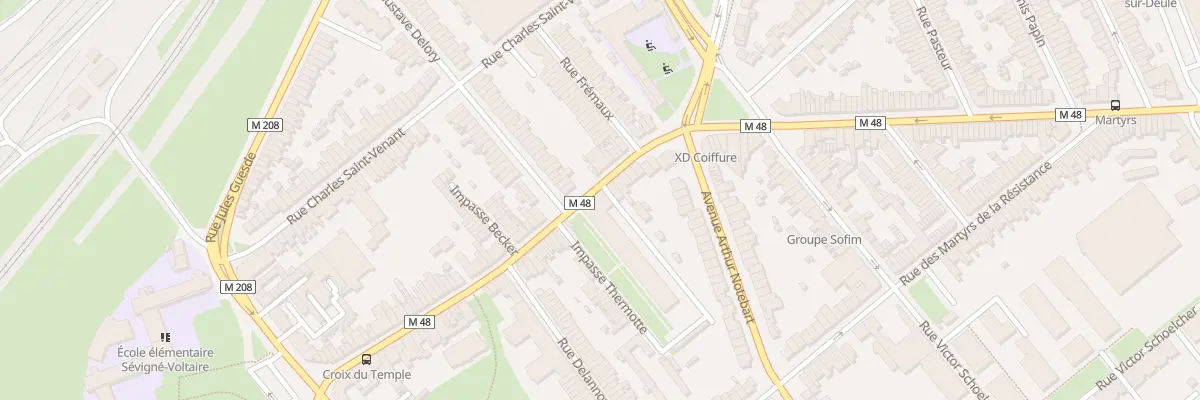 Plan du 60 Rue Anatole France Lomme à Lille