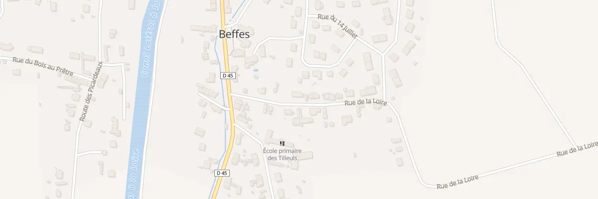 Plan du 3 Rue de la Loire à Beffes