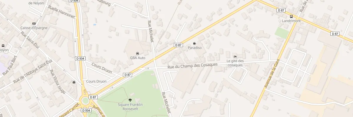 Plan du 8 Bd Ernest Noël à Noyon