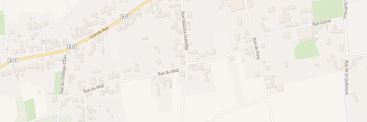 Plan du 14 Rue Maurice Dubuffet à Esmery-Hallon