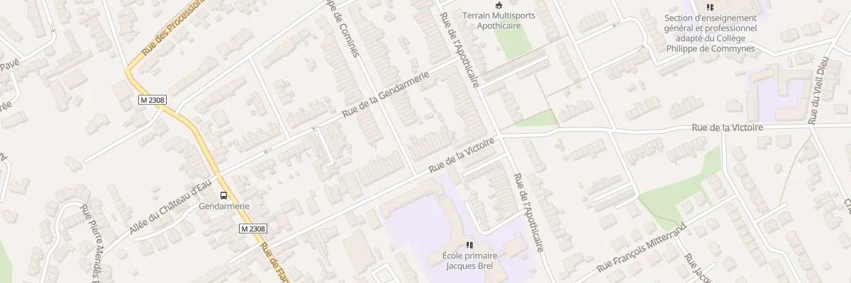 Plan du 39 Rue de la Victoire à Comines