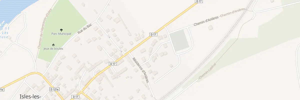 Plan du 9 Rue Residence d’Asnieres à Isles-les-Meldeuses