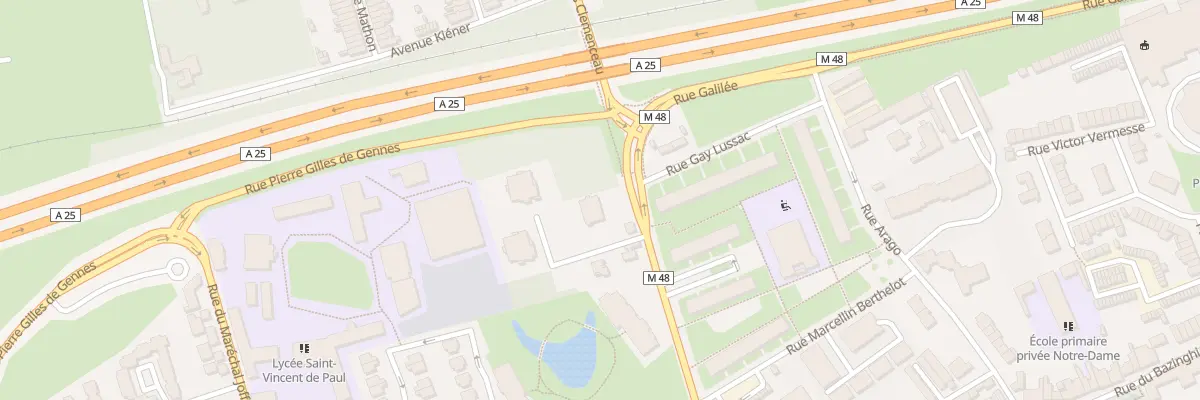 Plan du 535 Rue Georges Clemenceau à Loos