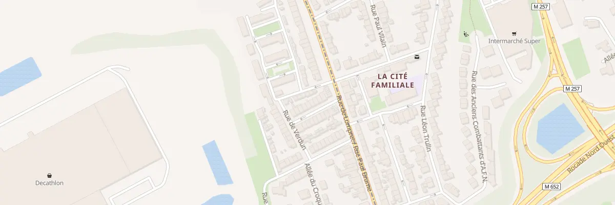 Plan du 10 Rue du Maréchal Leclerc à Lompret