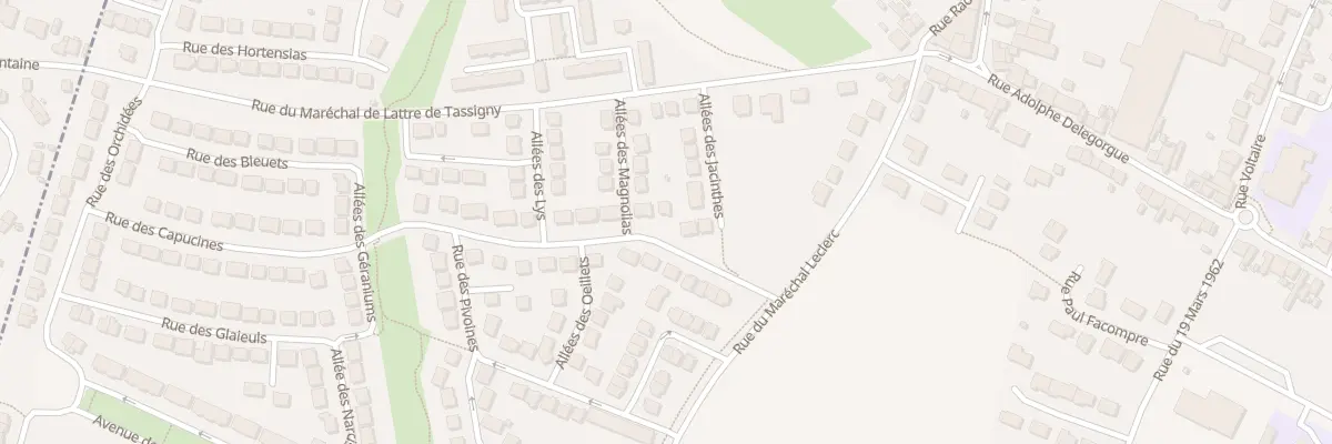 Plan du 3 Rue des Lilas à Courcelles-lès-Lens