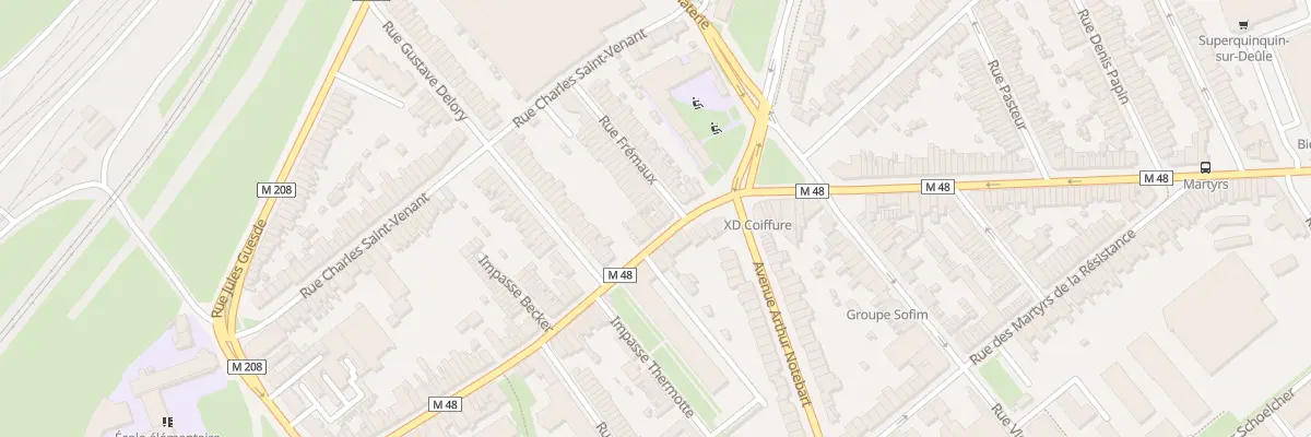 Plan du 75 Rue Anatole France Lomme à Lille