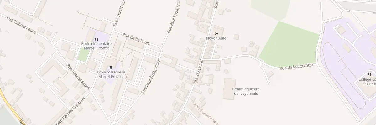 Plan du 397 Rue du Coizel à Noyon