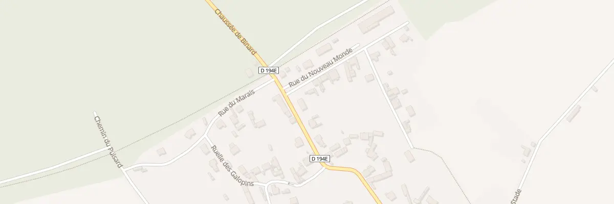 Plan du 22 Chs de Binard à Cartigny