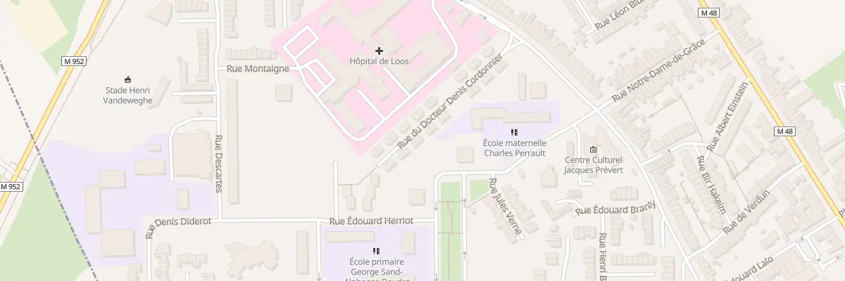 Plan du 21 Rue Doct Denis Cordonnier à Loos