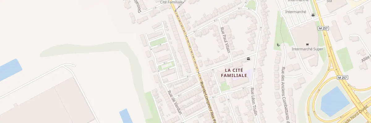 Plan du 77 Rue Paul Brame à Lompret