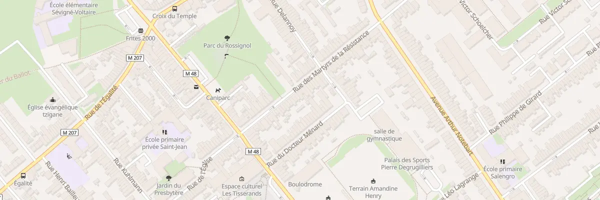Plan du 36 Rue Martyrs de Resistance à Lille
