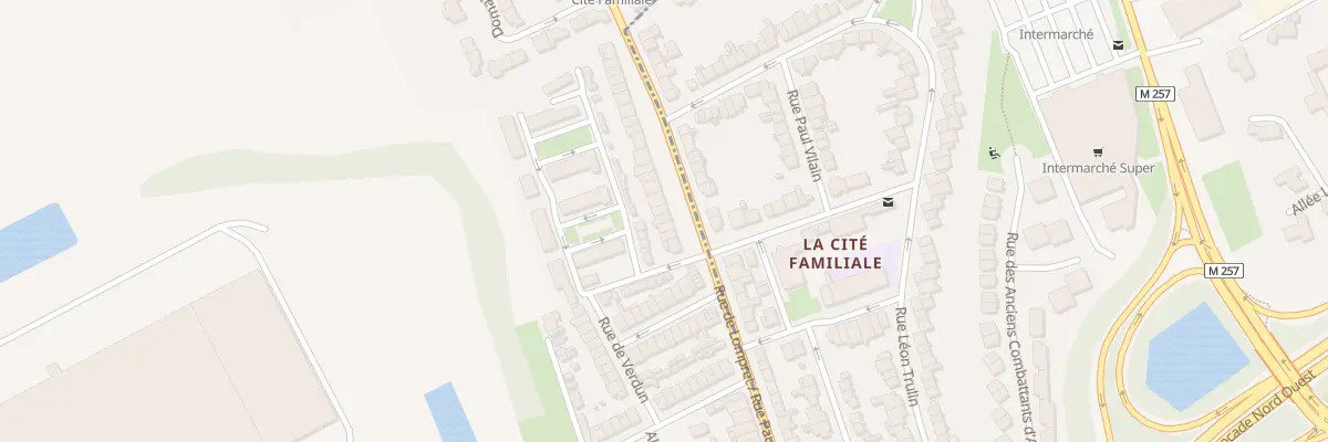 Plan du 79 Rue Paul Brame à Lompret