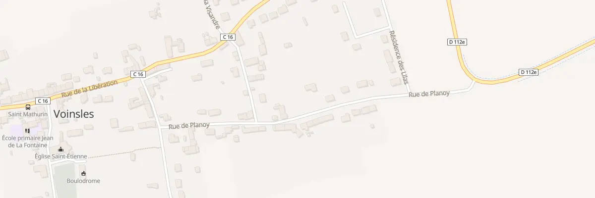 Plan du 8B Rue de Planoy à Voinsles