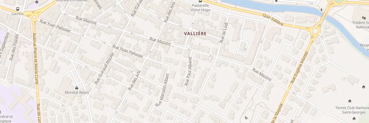 Plan du 4 Rue Paul Albarel à Narbonne