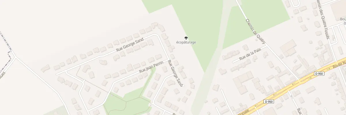 Plan du 29 Rue George Sand à Brebières