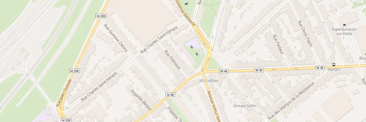 Plan du 12 Rue Fremaux à Lille