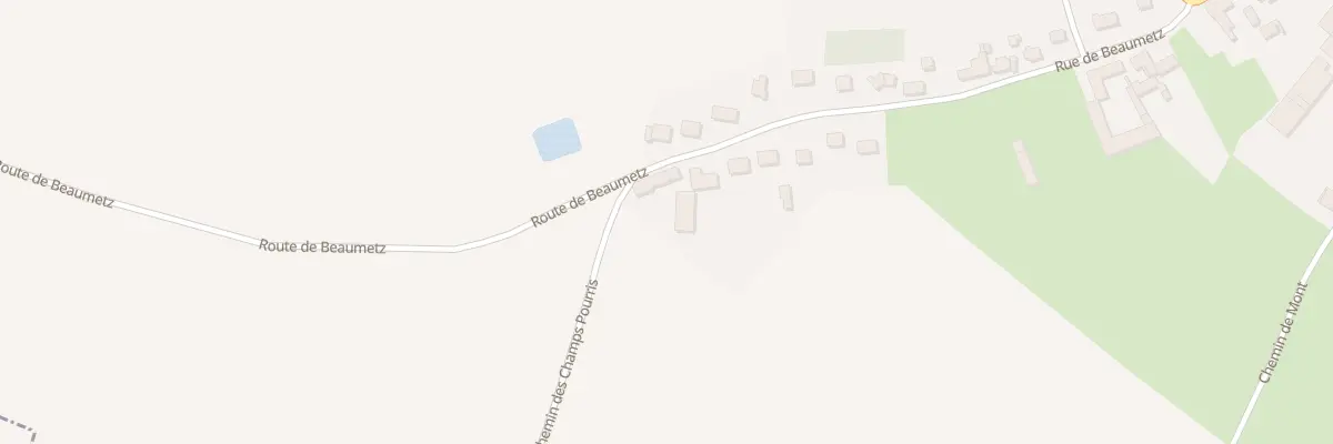 Plan du 27 Rue de Beaumetz à Doignies