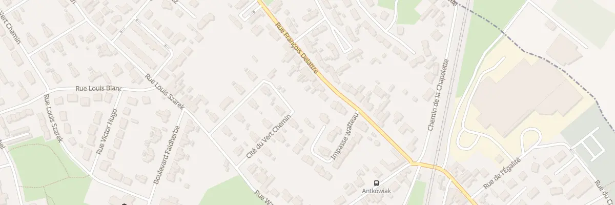 Plan du 20 Rue François Delattre à Libercourt