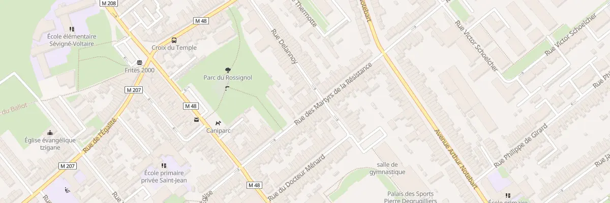 Plan du 31 Rue Martyrs de Resistance à Lille