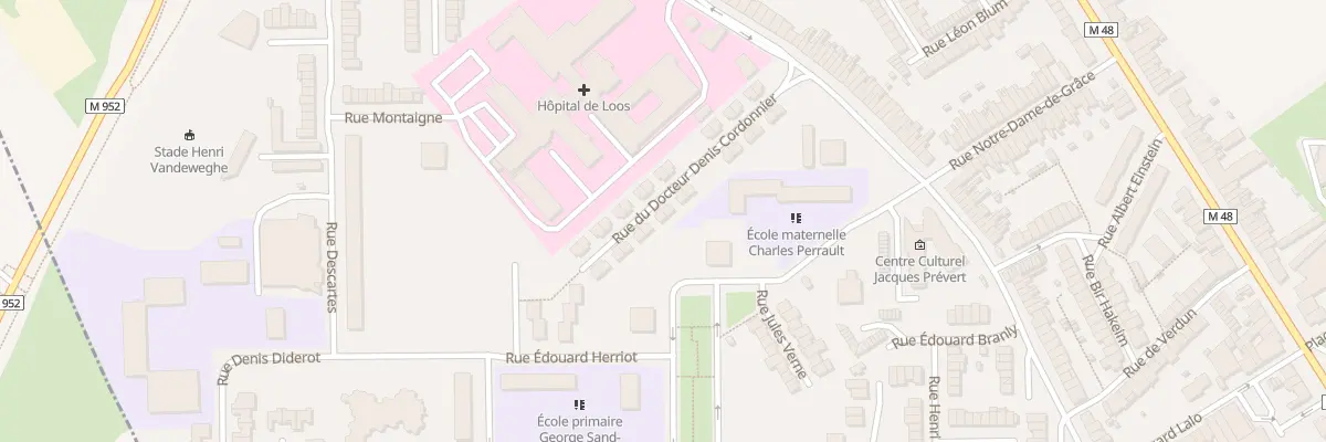 Plan du 19 Rue Doct Denis Cordonnier à Loos