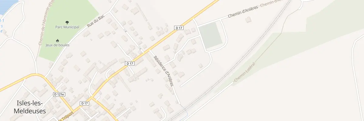 Plan du 8 Rue Residence d’Asnieres à Isles-les-Meldeuses