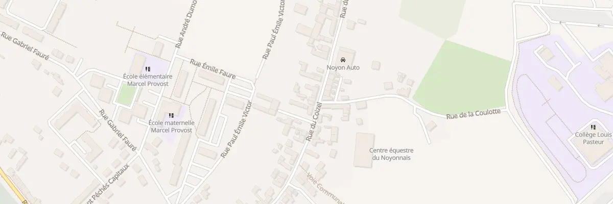 Plan du 417 Rue du Coizel à Noyon