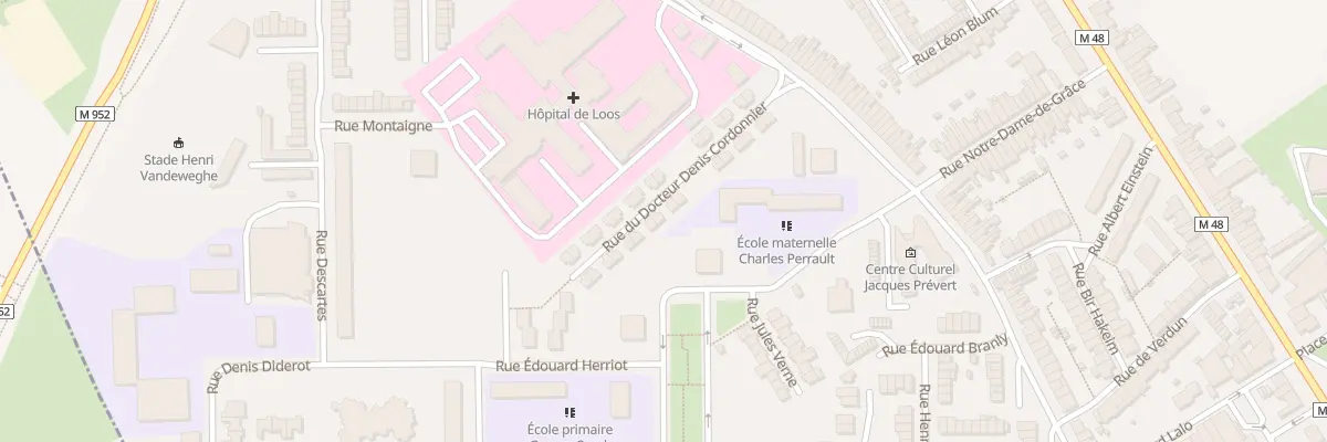 Plan du 17 Rue Doct Denis Cordonnier à Loos