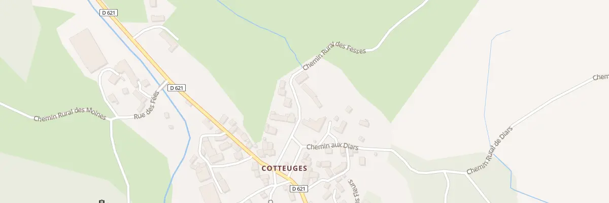 Plan du 5442 Cotteuge à Saint-Diéry