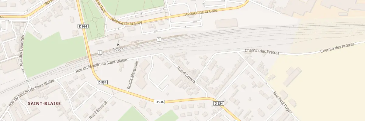 Plan du 47 Rue d’Orroire à Noyon