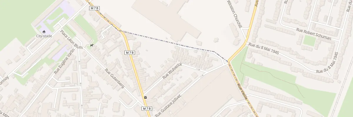 Plan du 29 Rue Wulverick à Lille