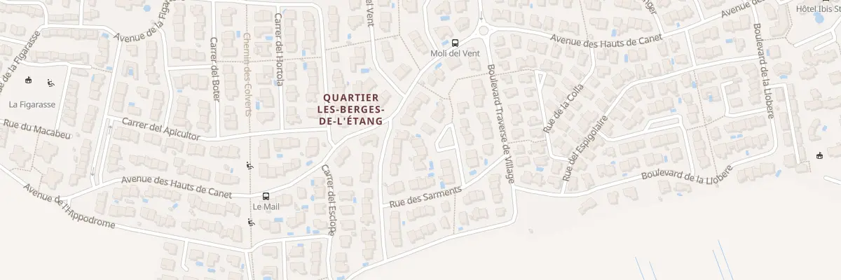 Plan du 11 Rue des Sarments à Canet-en-Roussillon