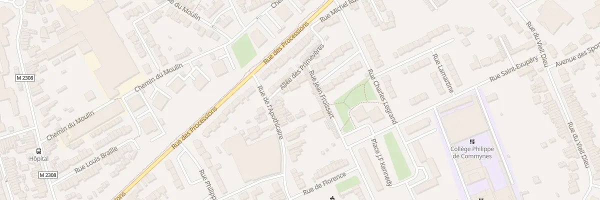 Plan du 5 Rue de l’Apothicaire à Comines
