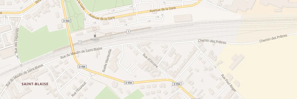 Plan du 53 Rue d’Orroire à Noyon