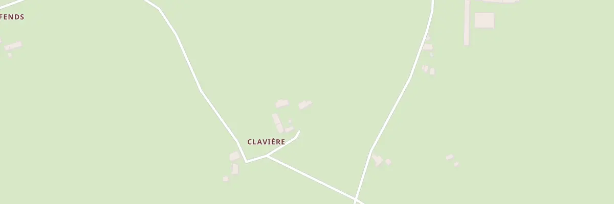 Plan du 1 Clavière à Mornay-sur-Allier