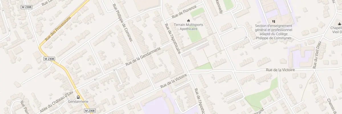 Plan du 58 Rue de l’Apothicaire à Comines